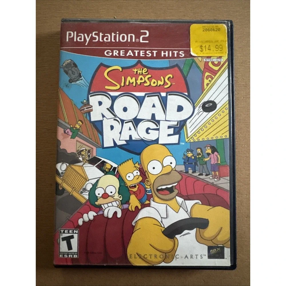 The Simpsons: Road Rage (PlayStation 2 PS2) Greatest Hits CIB COMPLETE